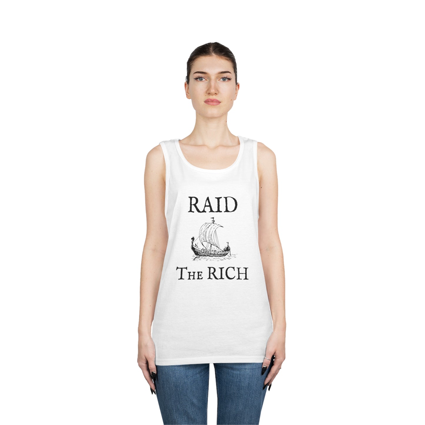Raid the Rich - Unisex Heavy Cotton Tank Top