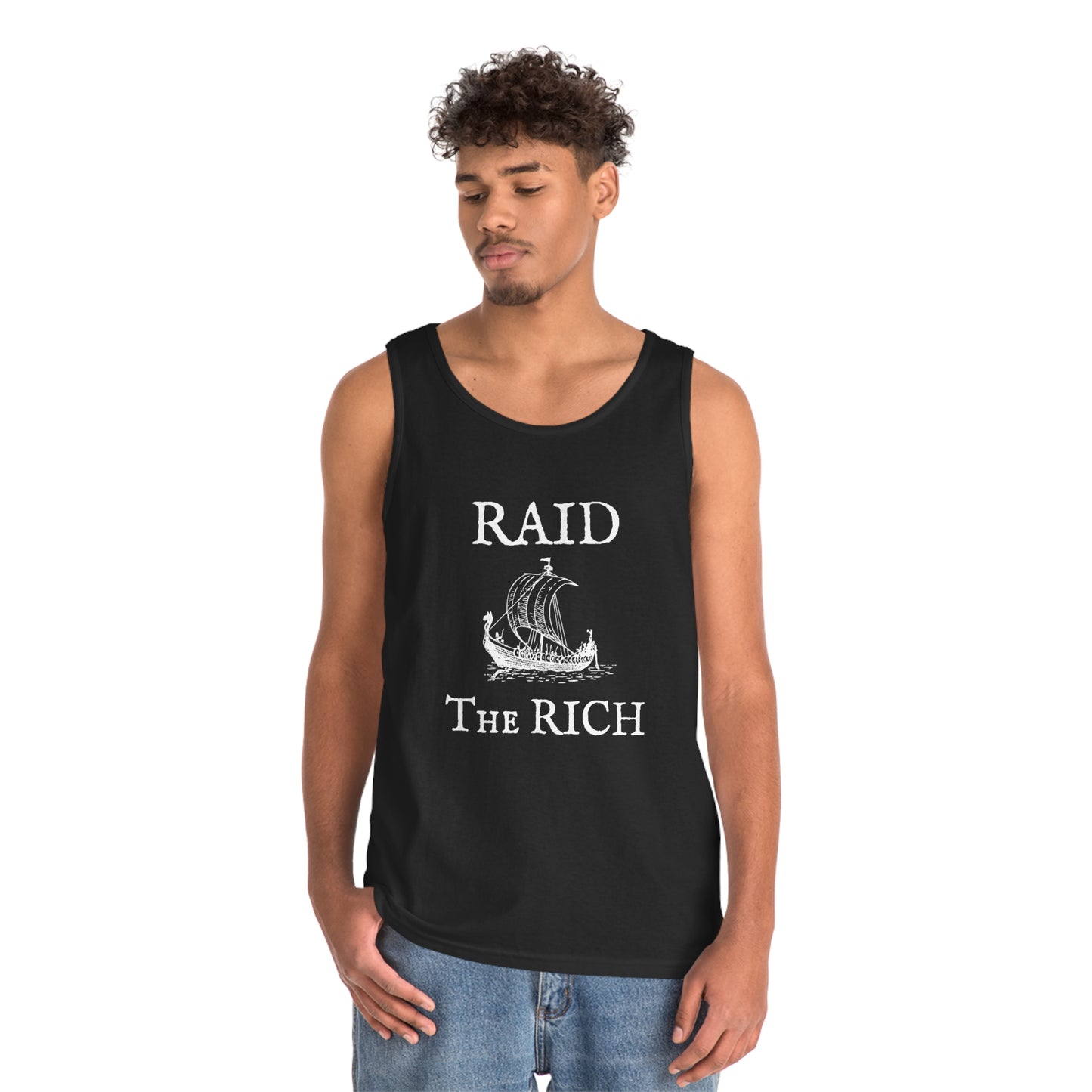 Raid the Rich - Unisex Heavy Cotton Tank Top