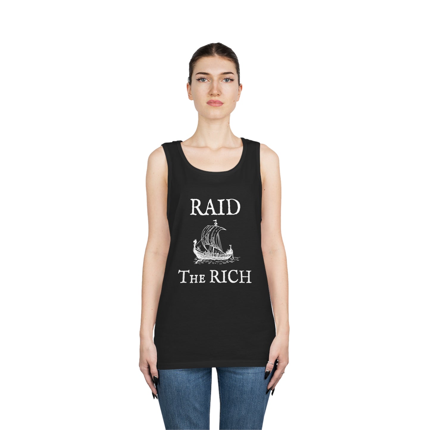 Raid the Rich - Unisex Heavy Cotton Tank Top