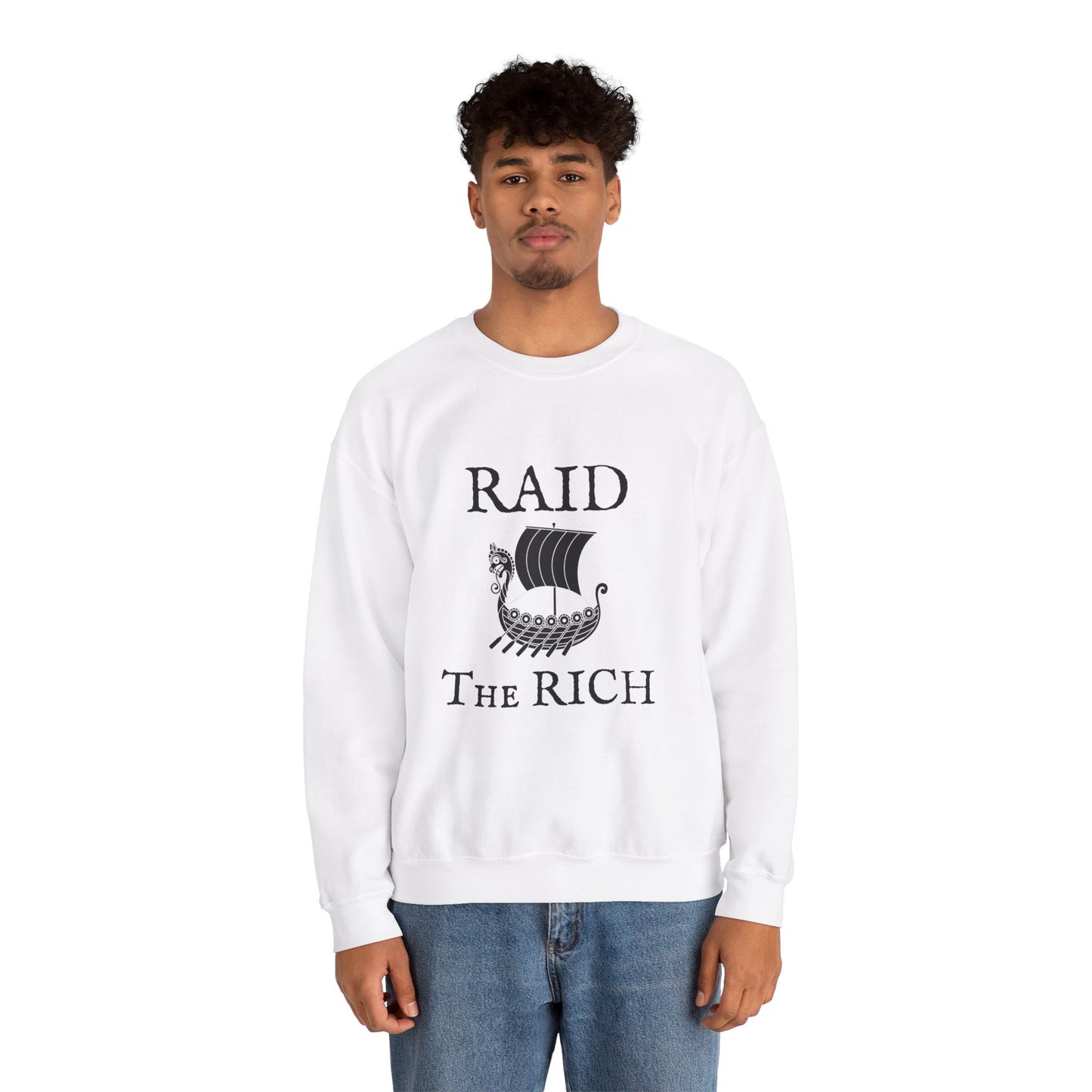 RAID THE RICH Crewneck