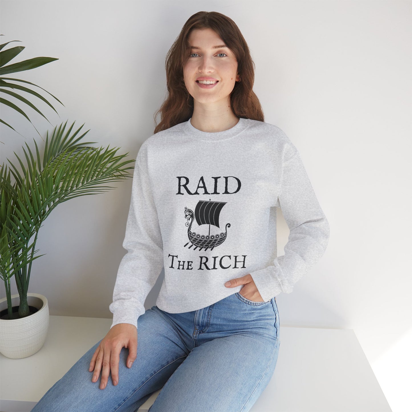 RAID THE RICH Crewneck