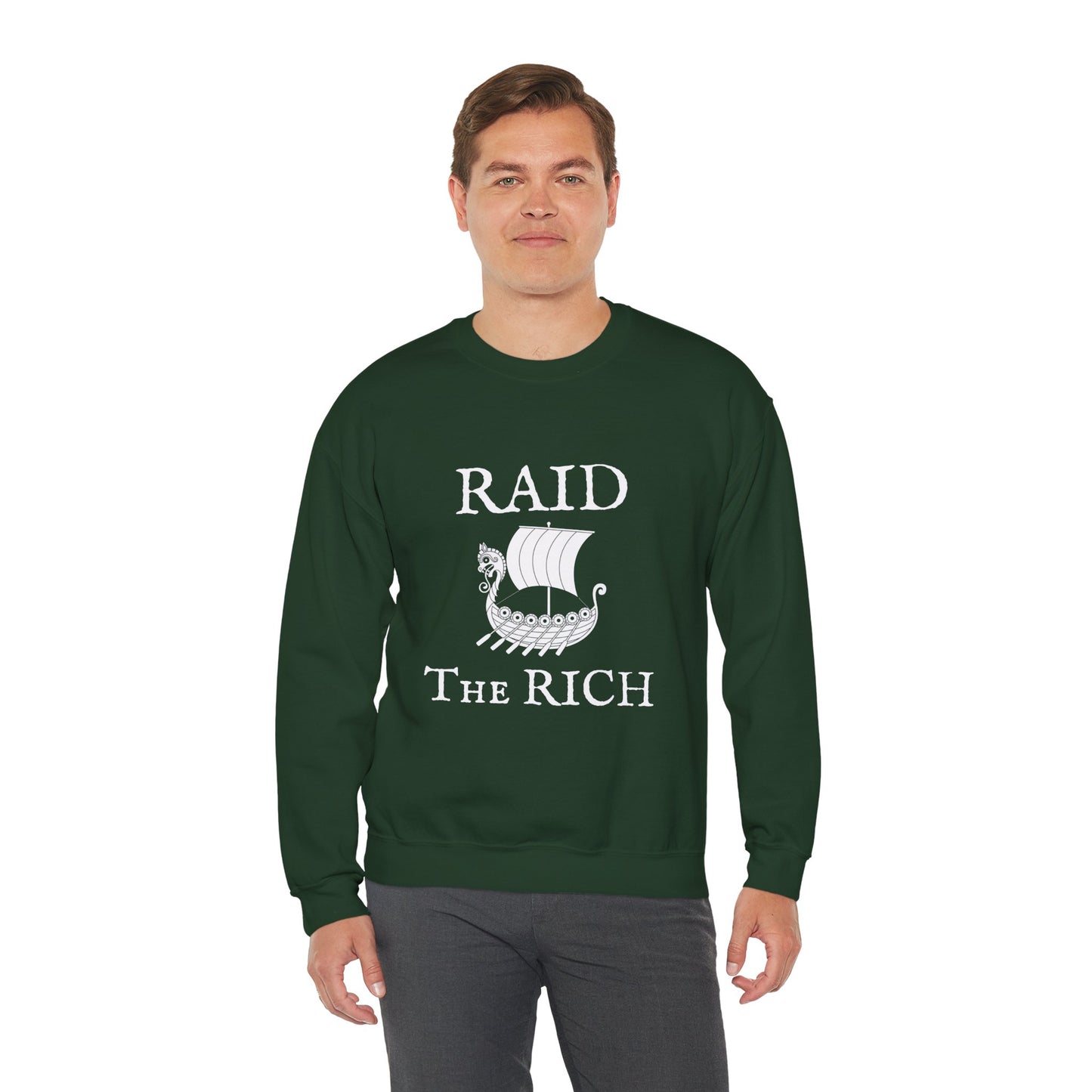 RAID THE RICH Crewneck