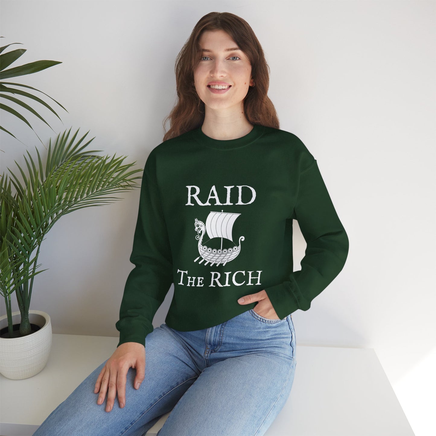 RAID THE RICH Crewneck