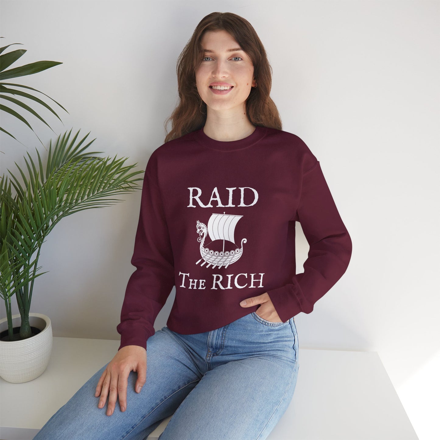 RAID THE RICH Crewneck