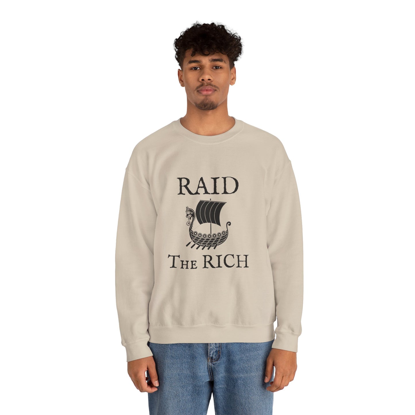 RAID THE RICH Crewneck