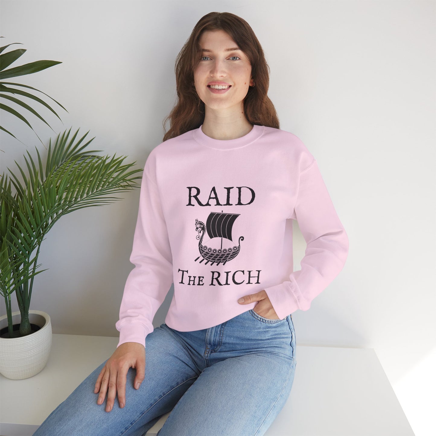 RAID THE RICH Crewneck