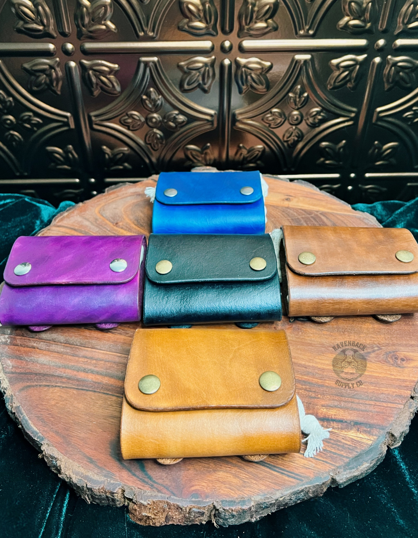 Leather Foraging Belt Pouch