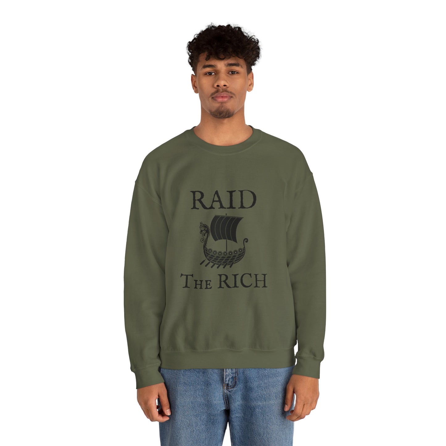 RAID THE RICH Crewneck