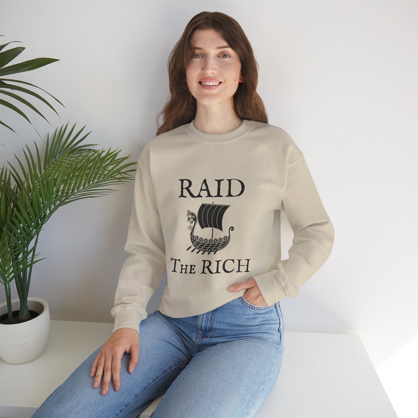 RAID THE RICH Crewneck