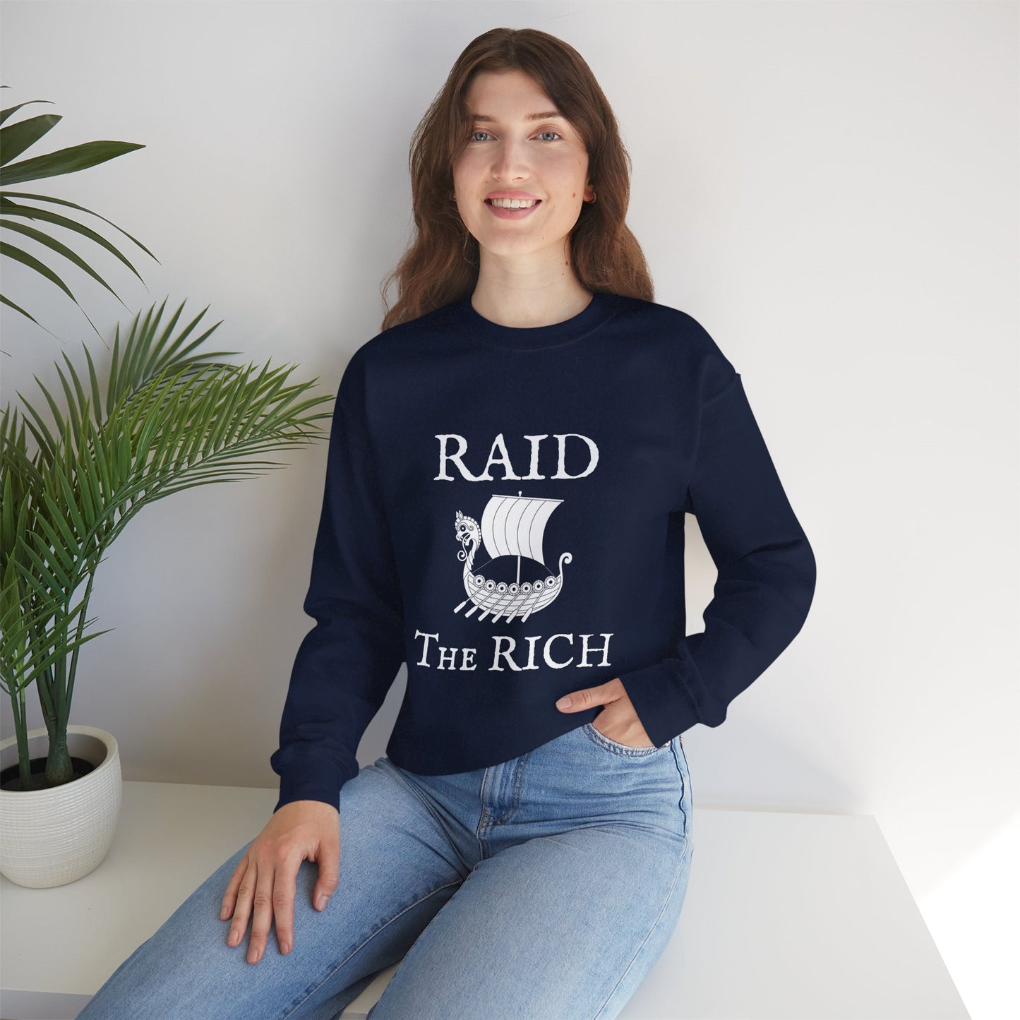 RAID THE RICH Crewneck